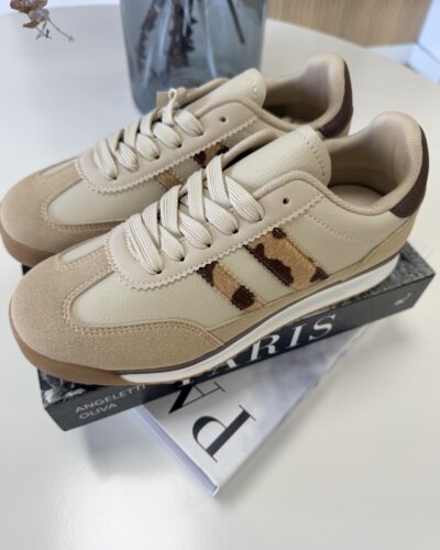 Zapatillas Beige Combinadas